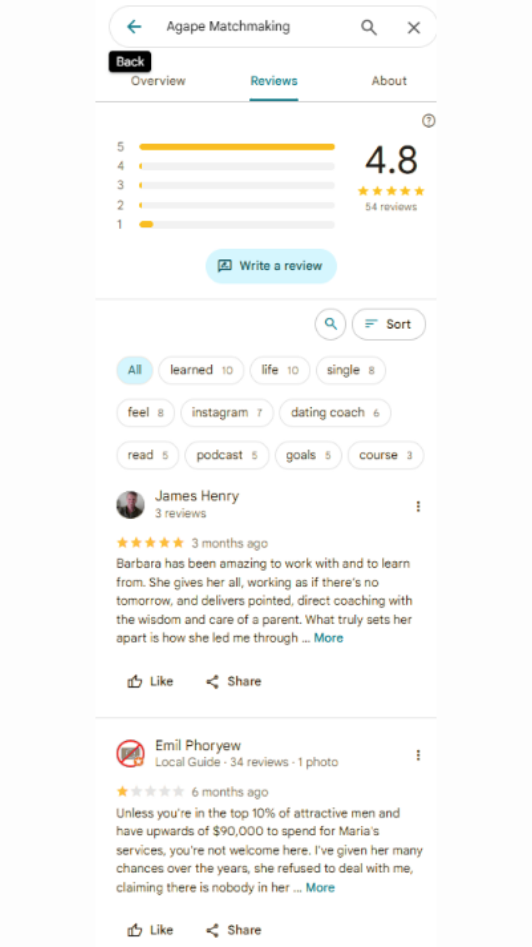 Agape Match review screenshot 1