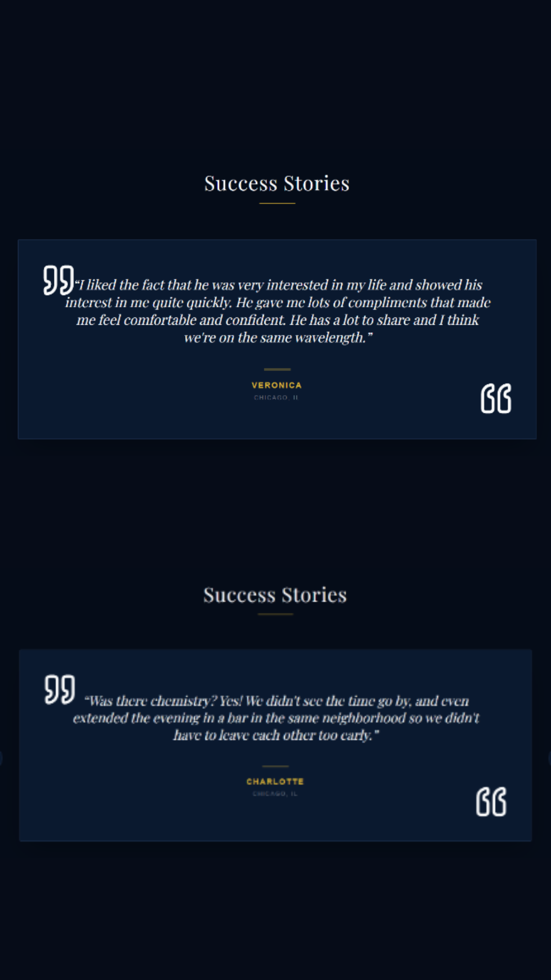 Bonnie Winston Matchmaker review screenshot 1