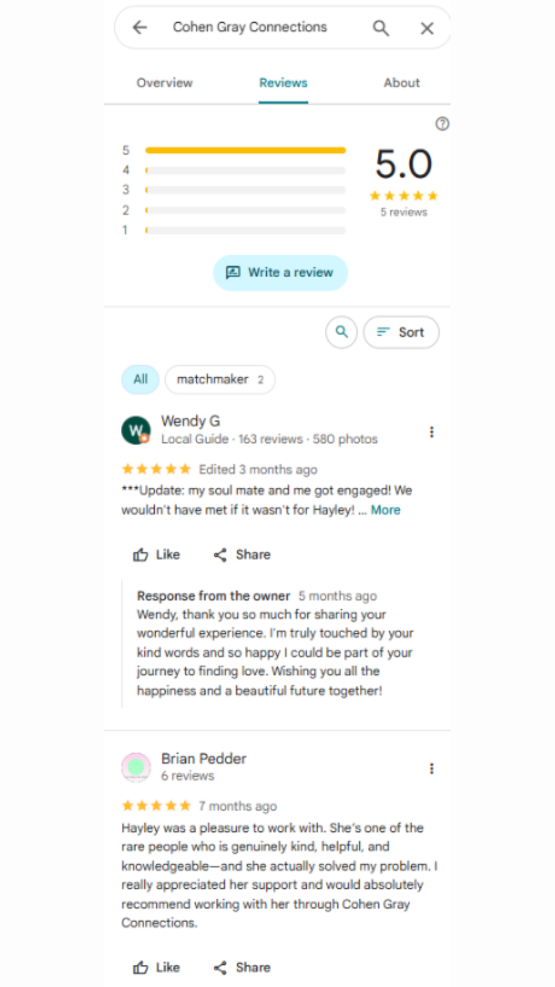 Cohen Gray Connections review screenshot 1