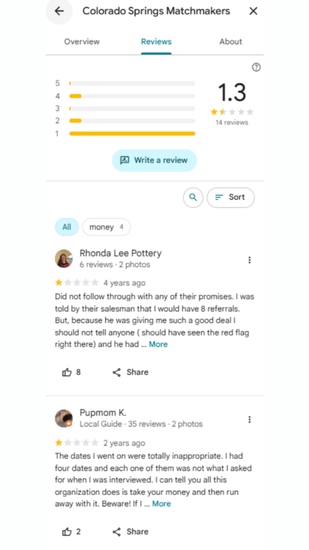 Colorado Springs Matchmaking review screenshot 1