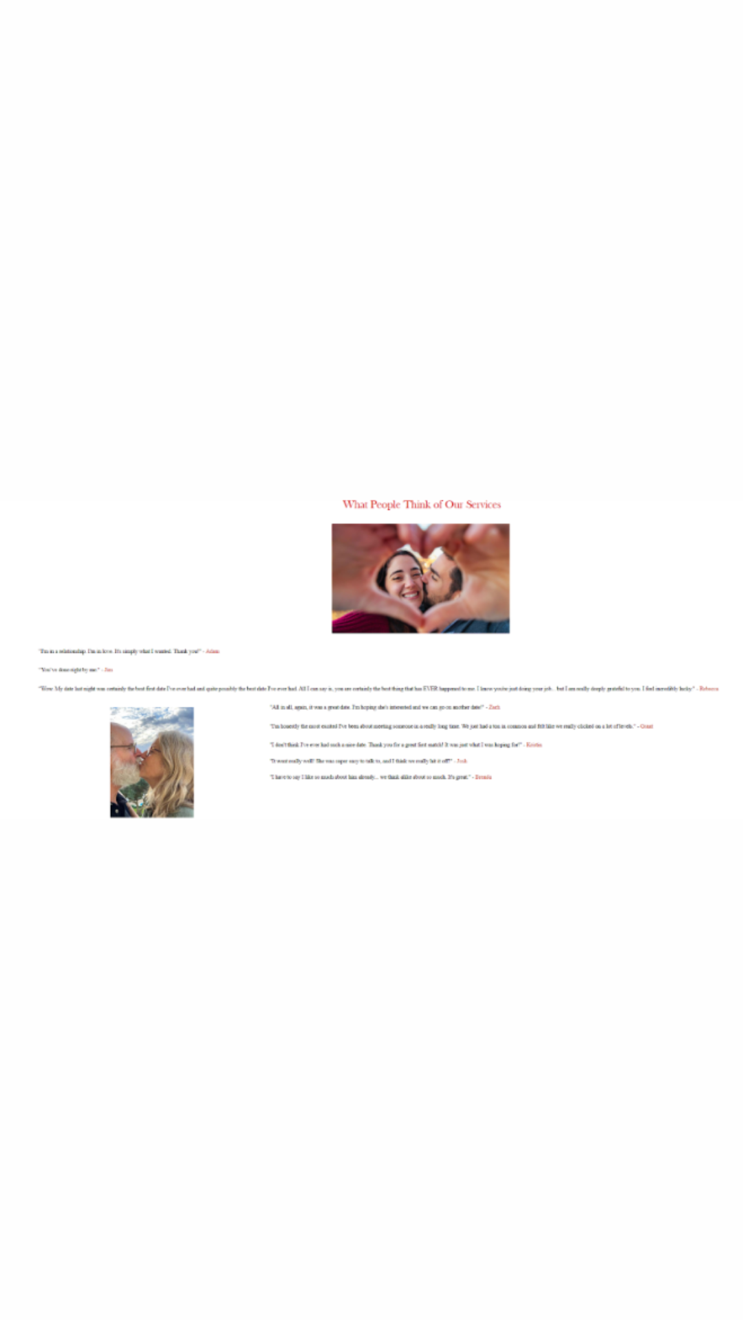 Love By Leora Exclusive Matchmaking review screenshot 1