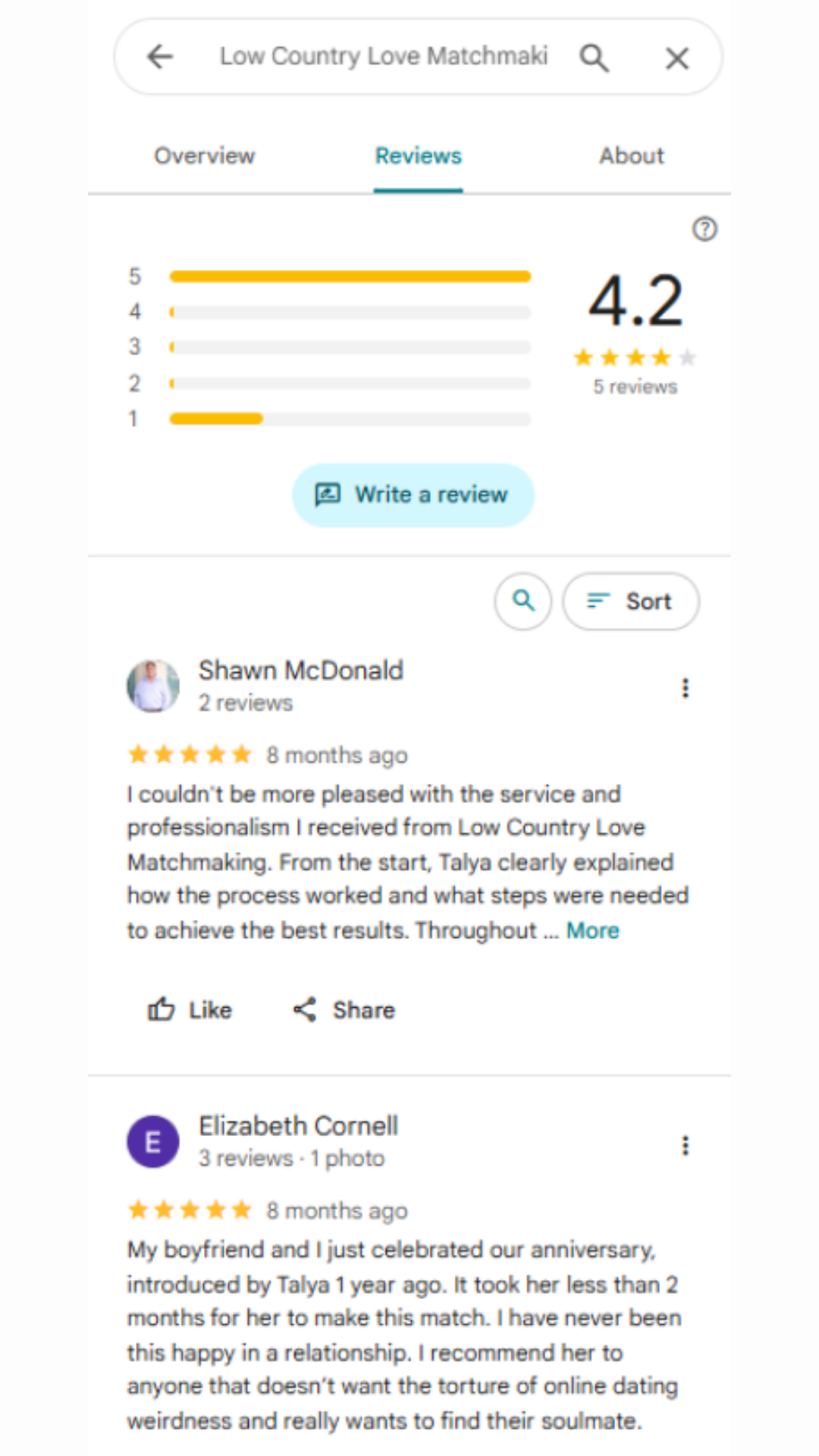 LUMA Luxury Matchmaking review screenshot 1