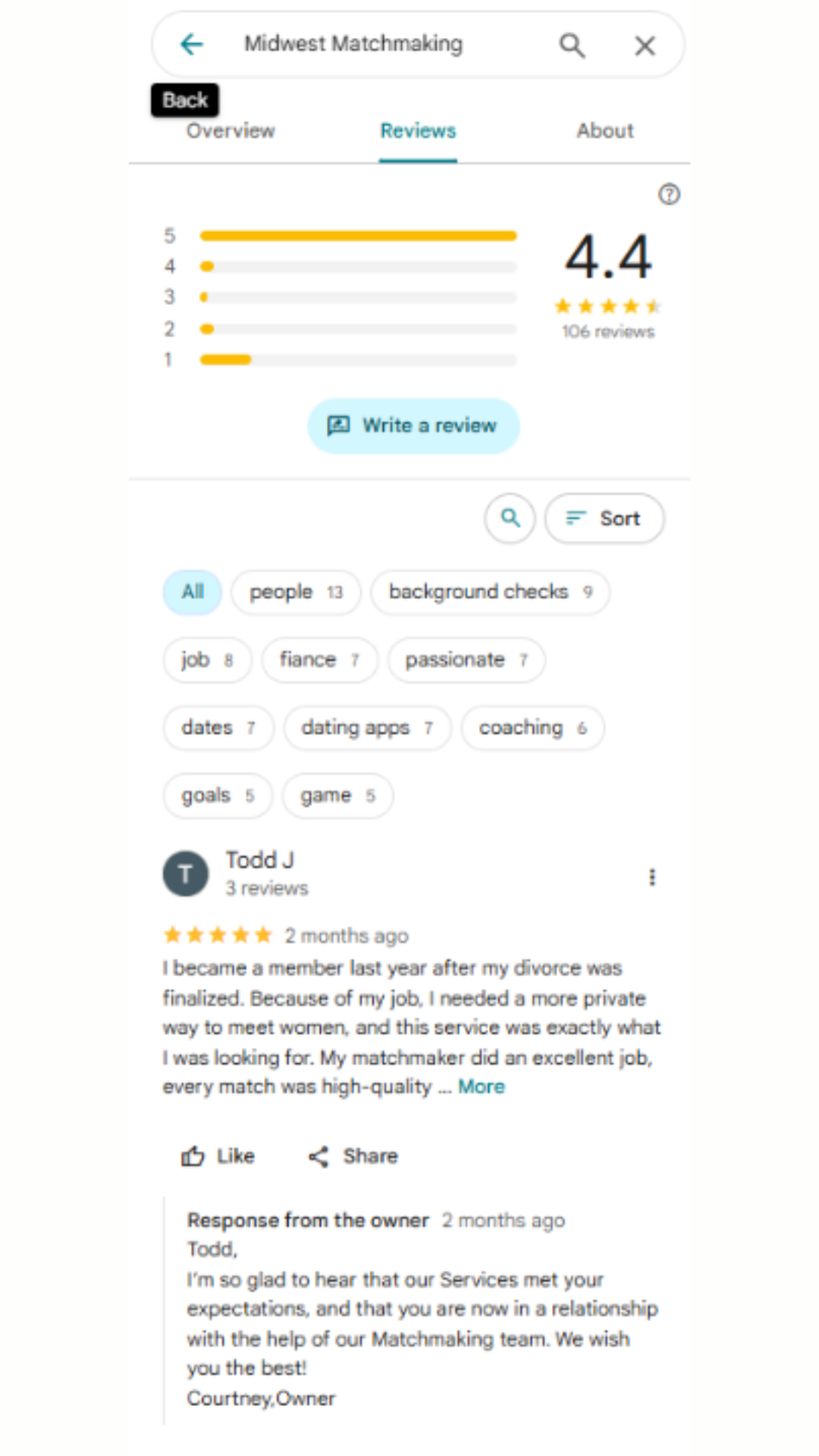 Midwest Matchmaking review screenshot 1