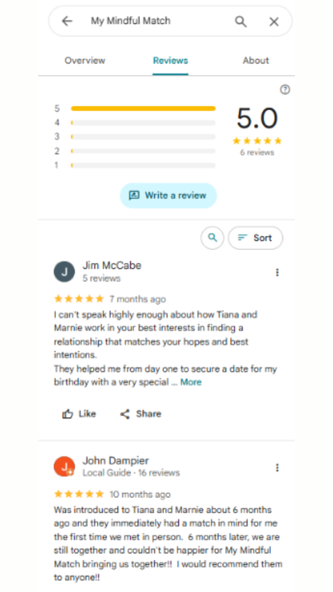 My Mindful Match review screenshot 1