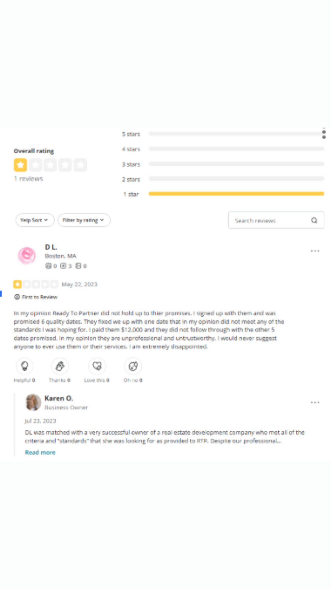 Ready to Partner review screenshot 1