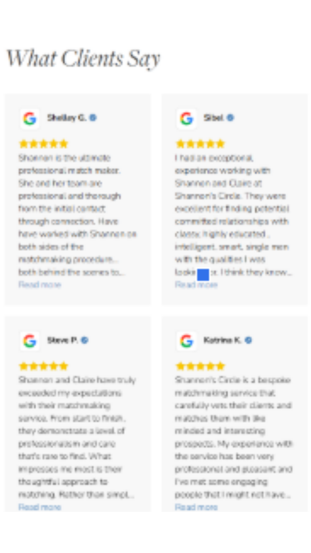 Shannon's Circle Matchmaking review screenshot 1