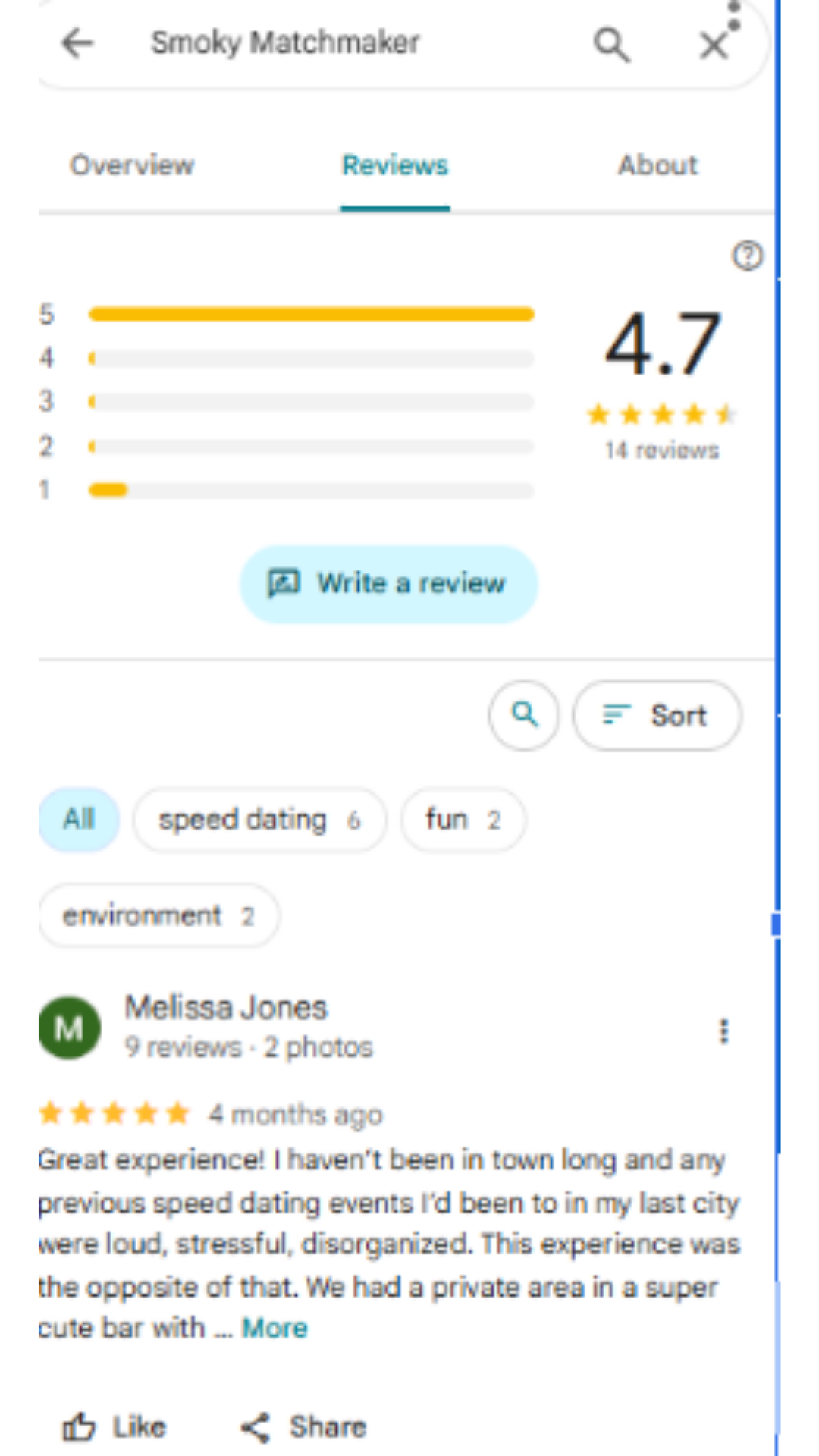 Smoky Matchmaker review screenshot 1