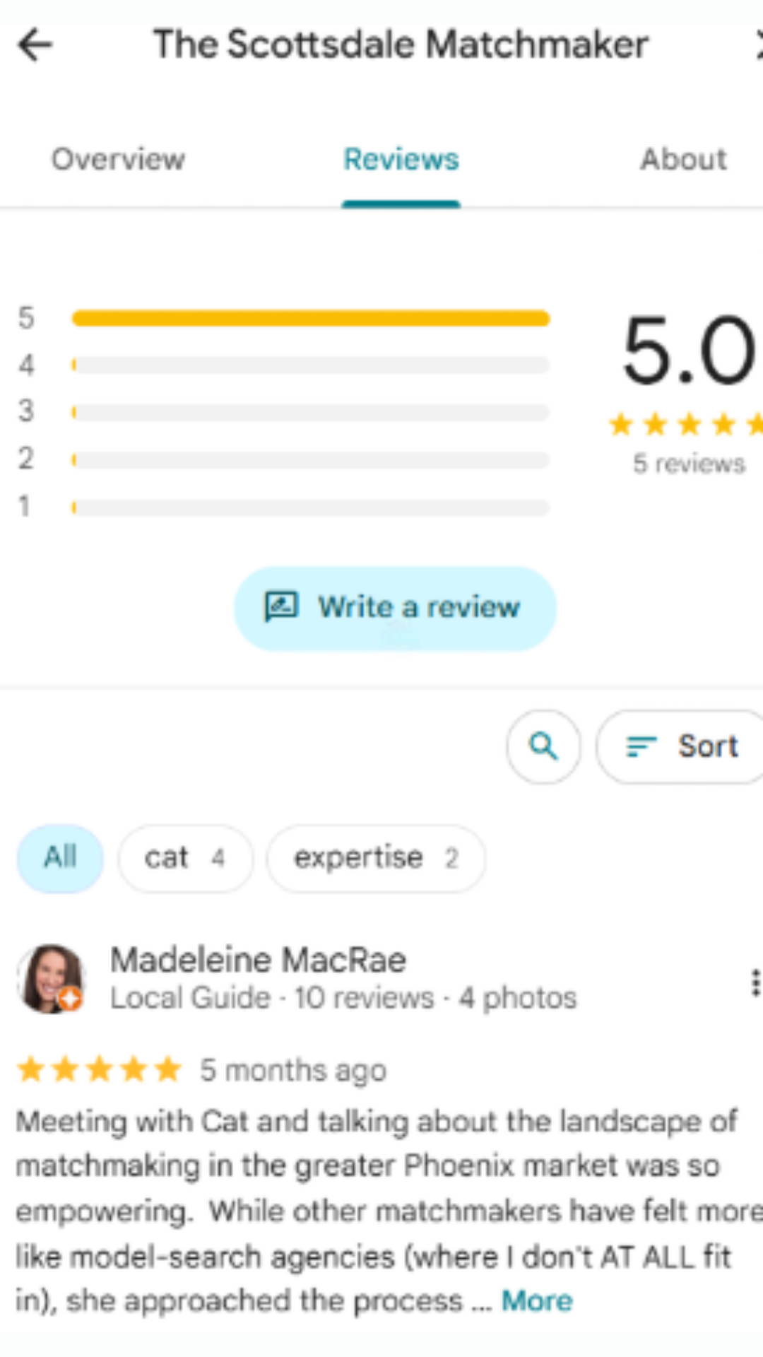 The Scottsdale Matchmaker review screenshot 1